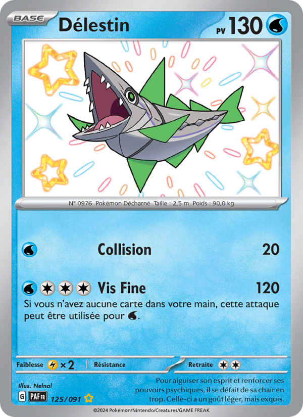 Délestin 125 — Paldeas Schicksale (French Pokémon TCG card)