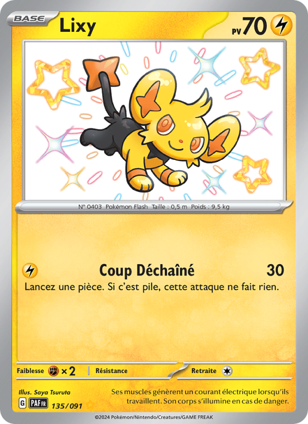 Lixy 135 — Paldeas Schicksale (French Pokémon TCG card)
