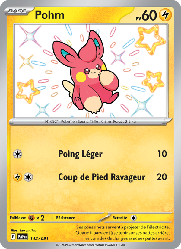 Pohm 142 — Paldeas Schicksale (French Pokémon TCG card)