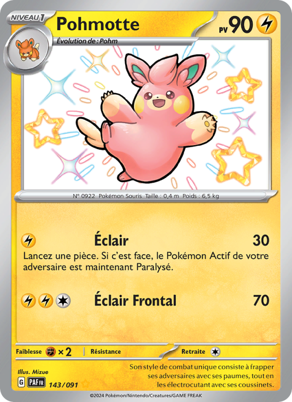 Pohmotte 143 — Paldeas Schicksale (French Pokémon TCG card)