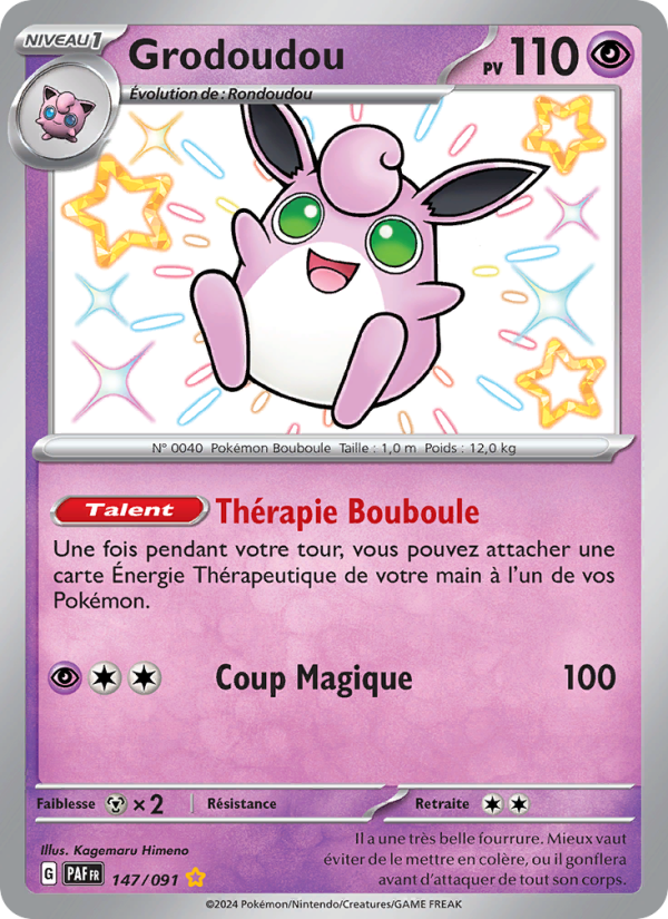 Grodoudou 147 — Paldeas Schicksale (French Pokémon TCG card)