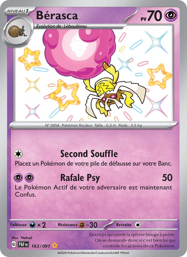 Bérasca 163 — Paldeas Schicksale (French Pokémon TCG card)
