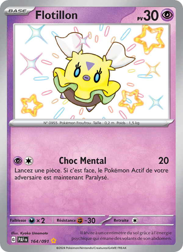 Flotillon 164 — Paldeas Schicksale (French Pokémon TCG card)