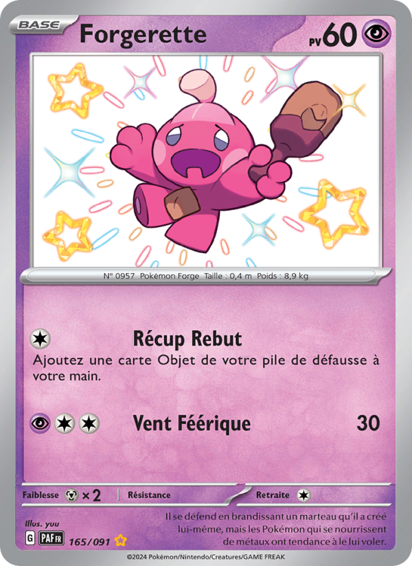 Forgerette 165 — Paldeas Schicksale (French Pokémon TCG card)
