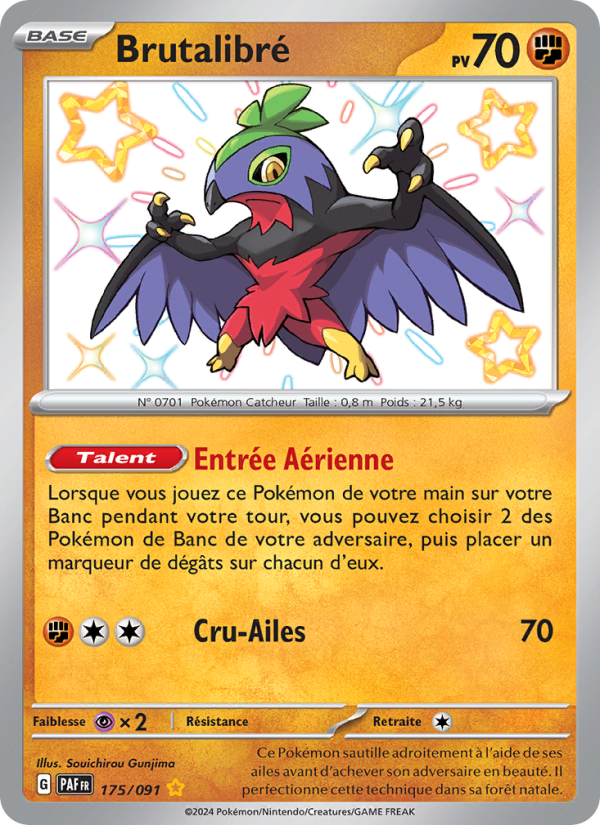 Brutalibré 175 — Paldeas Schicksale (French Pokémon TCG card)