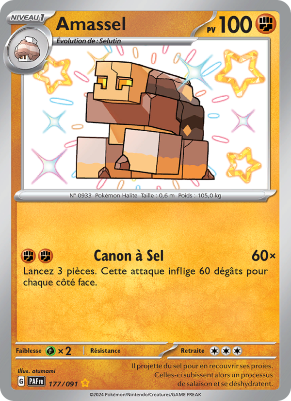 Amassel 177 — Paldeas Schicksale (French Pokémon TCG card)
