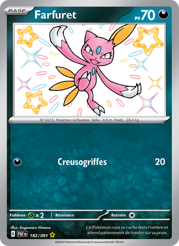 Farfuret 182 — Paldeas Schicksale (French Pokémon TCG card)