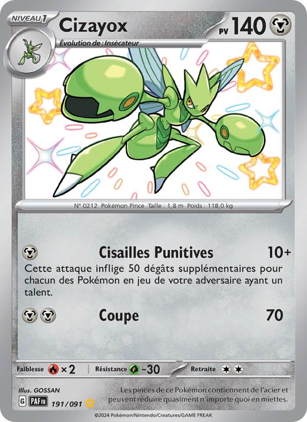 Cizayox 191 — Paldeas Schicksale (French Pokémon TCG card)