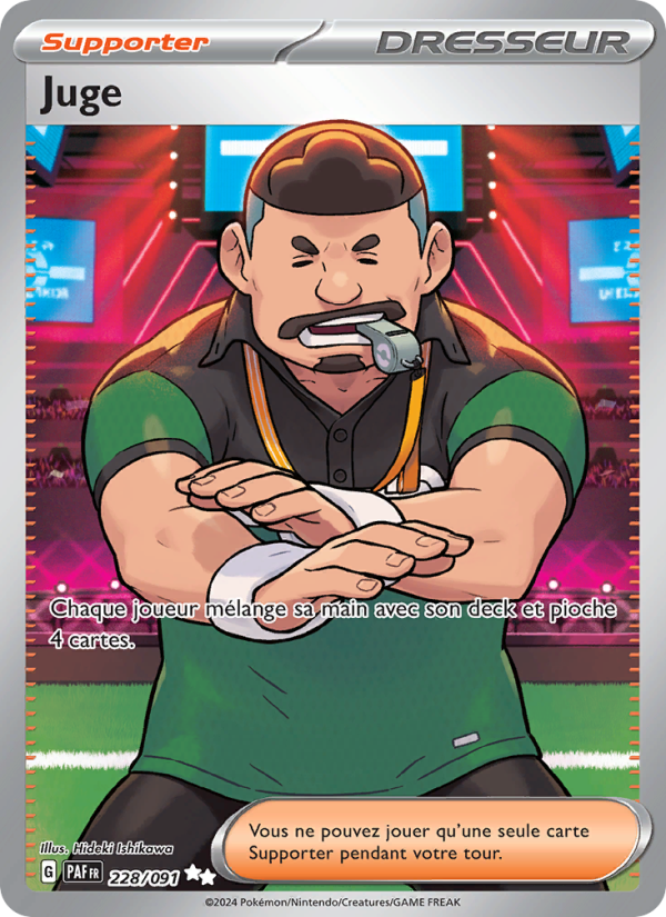 Juge 228 — Paldeas Schicksale (French Pokémon TCG card)