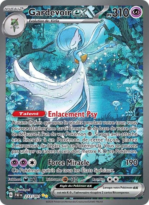 Gardevoir-ex 233 — Paldeas Schicksale (French Pokémon TCG card)