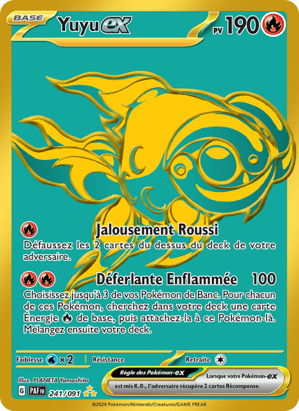 Yuyu-ex 241 — Paldeas Schicksale (French Pokémon TCG card)