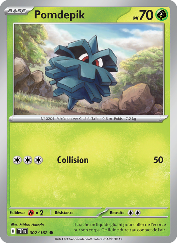 Pomdepik 002 — Temporal Forces (French Pokémon TCG card)
