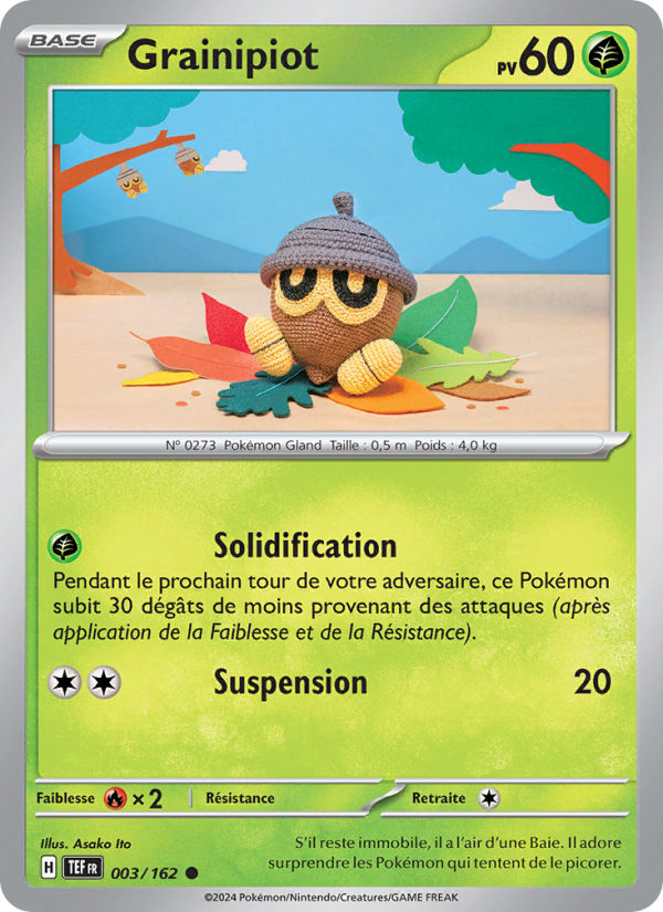 Grainipiot 003 — Temporal Forces (French Pokémon TCG card)