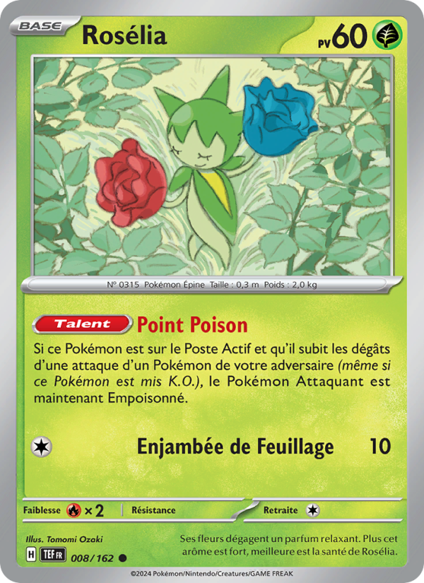 Rosélia 008 — Temporal Forces (French Pokémon TCG card)