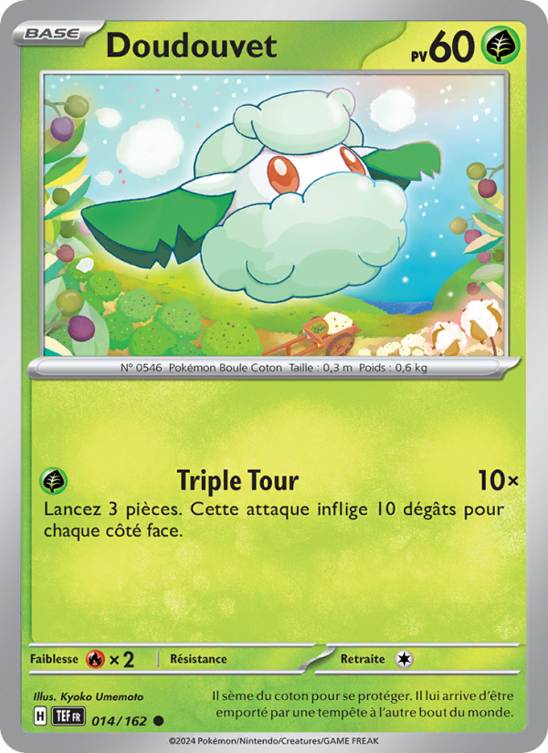 Doudouvet 014 — Temporal Forces (French Pokémon TCG card)