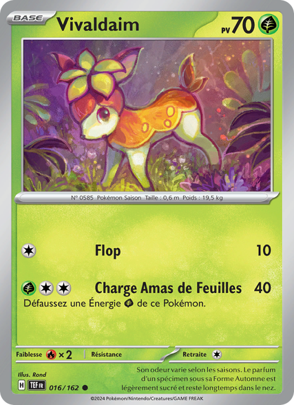 Vivaldaim 016 — Temporal Forces (French Pokémon TCG card)