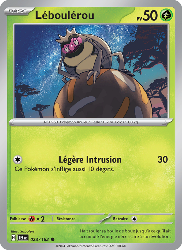 Léboulérou 023 — Temporal Forces (French Pokémon TCG card)