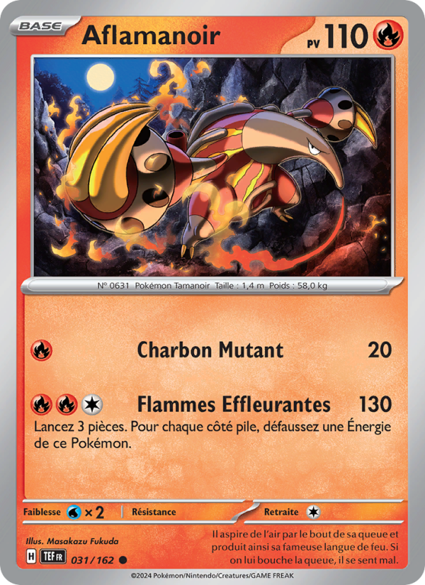 Aflamanoir 031 — Temporal Forces (French Pokémon TCG card)
