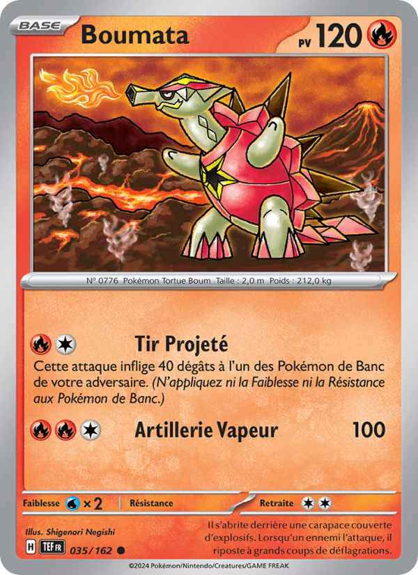 Boumata 035 — Temporal Forces (French Pokémon TCG card)