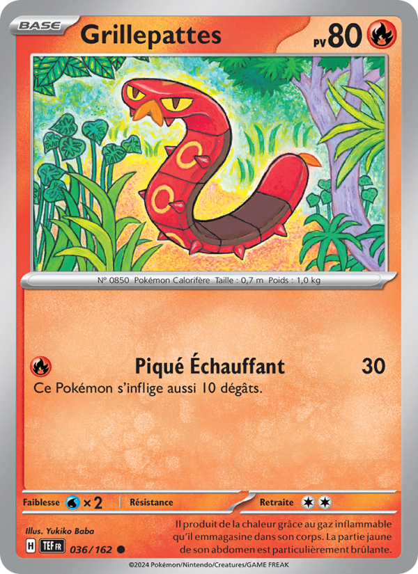 Grillepattes 036 — Temporal Forces (French Pokémon TCG card)