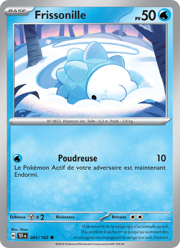 Frissonille 045 — Temporal Forces (French Pokémon TCG card)