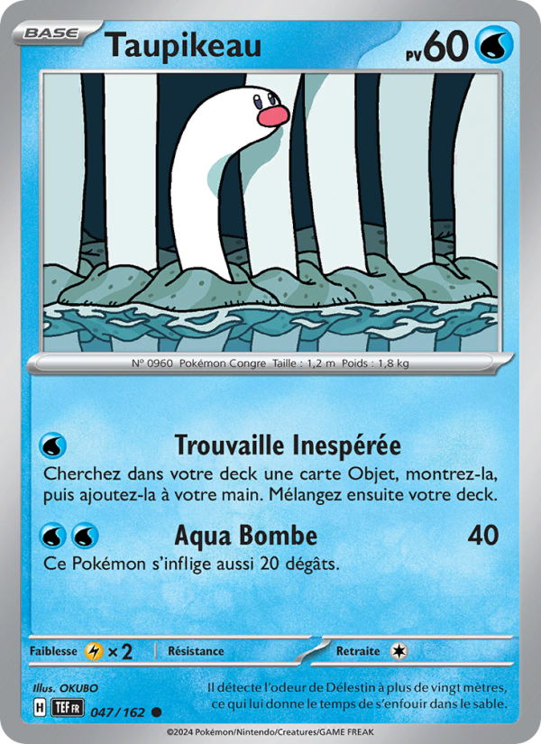 Taupikeau 047 — Temporal Forces (French Pokémon TCG card)