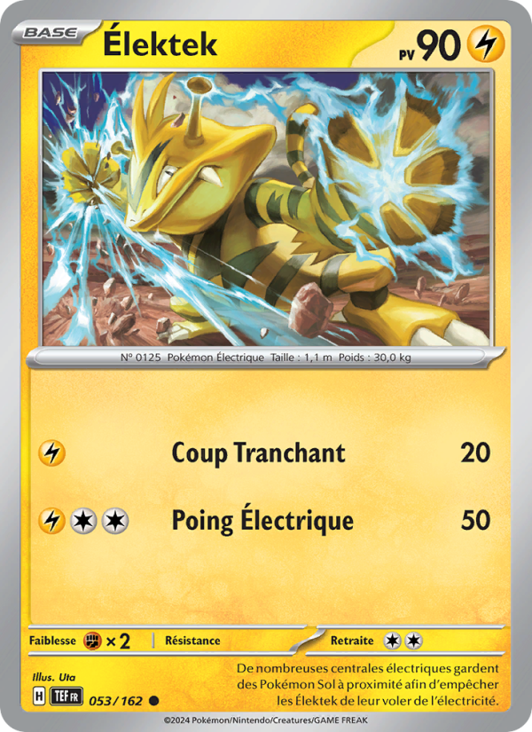 Élektek 053 — Temporal Forces (French Pokémon TCG card)