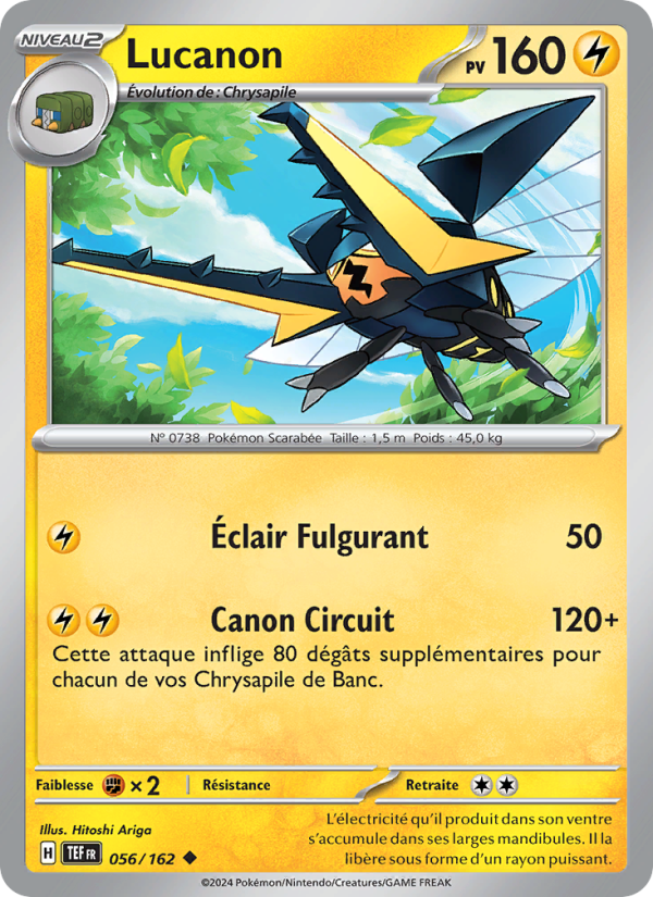 Lucanon 056 — Temporal Forces (French Pokémon TCG card)