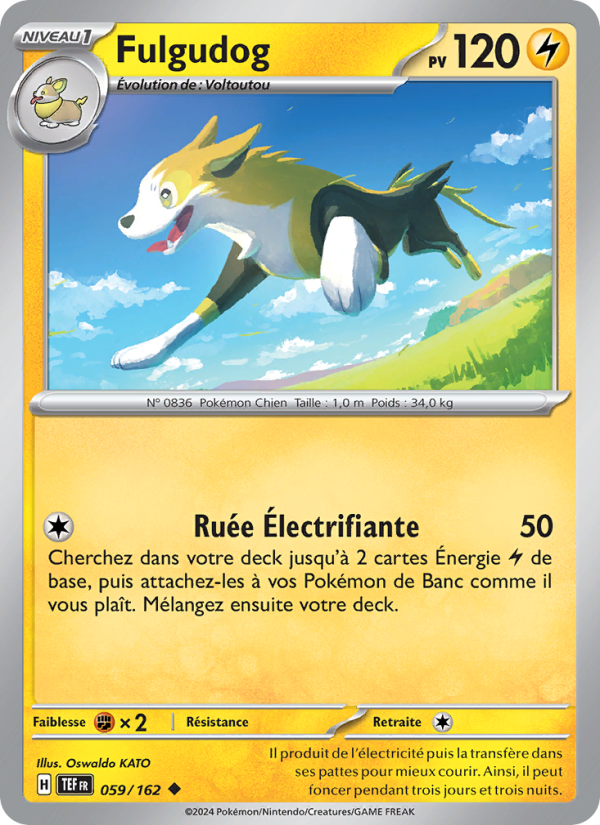 Fulgudog 059 — Temporal Forces (French Pokémon TCG card)