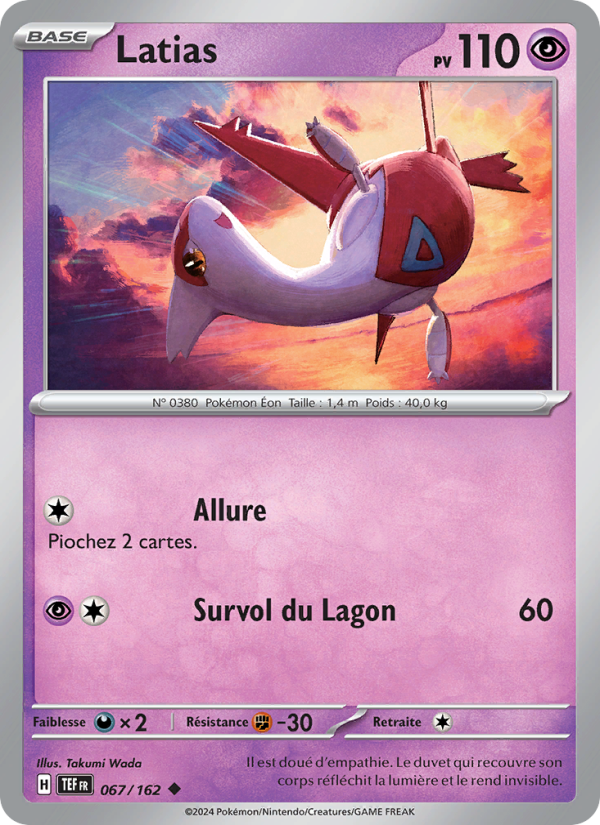 Latias 067 — Temporal Forces (French Pokémon TCG card)