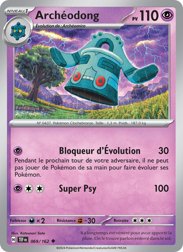 Archéodong 069 — Temporal Forces (French Pokémon TCG card)
