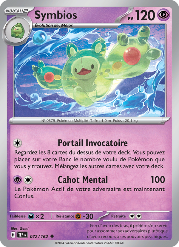 Symbios 072 — Temporal Forces (French Pokémon TCG card)