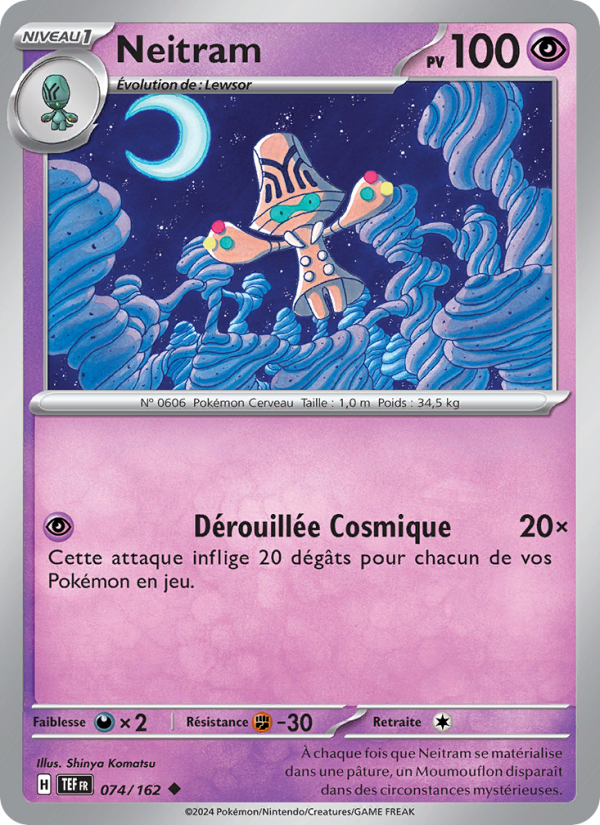Neitram 074 — Temporal Forces (French Pokémon TCG card)