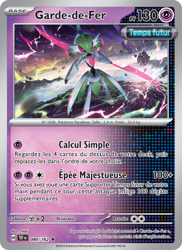 Garde-de-Fer 080 — Temporal Forces (French Pokémon TCG card)