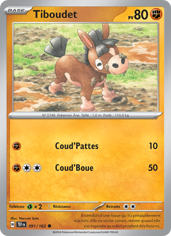 Tiboudet 091 — Temporal Forces (French Pokémon TCG card)