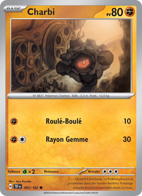 Charbi 093 — Temporal Forces (French Pokémon TCG card)