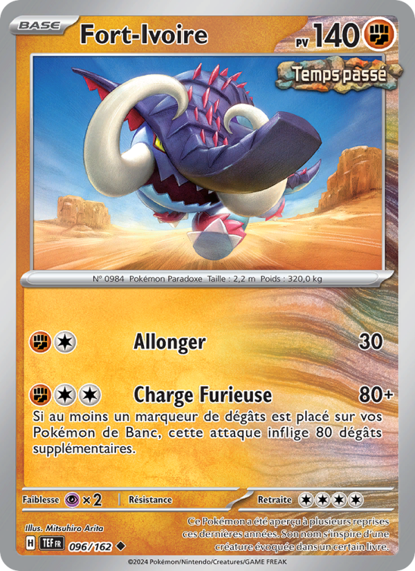 Fort-Ivoire 096 — Temporal Forces (French Pokémon TCG card)