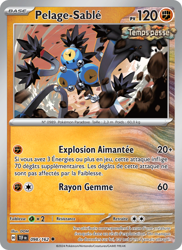 Pelage-Sablé 098 — Temporal Forces (French Pokémon TCG card)