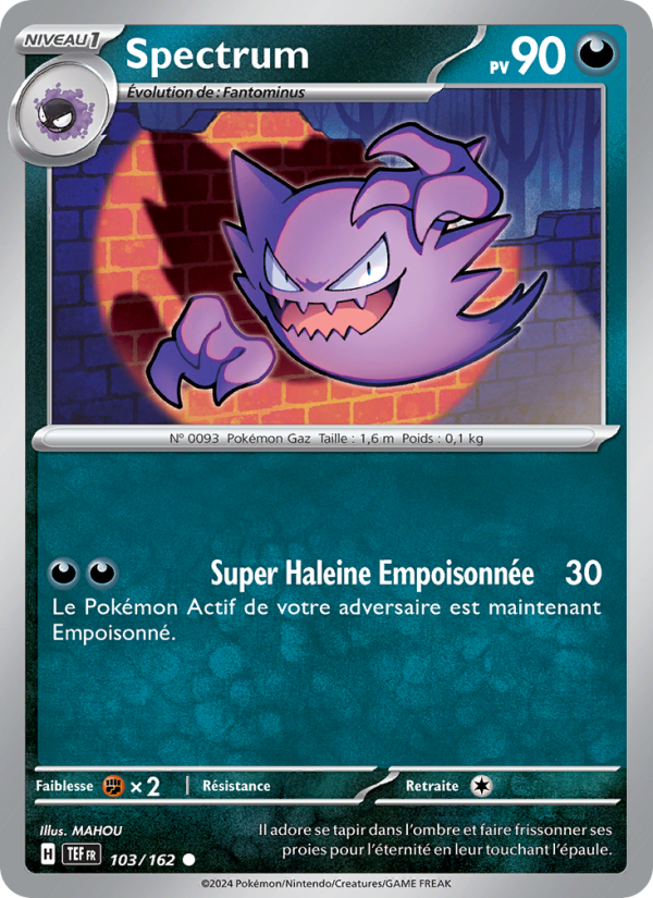 Spectrum 103 — Temporal Forces (French Pokémon TCG card)