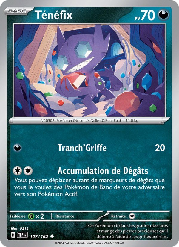 Ténéfix 107 — Temporal Forces (French Pokémon TCG card)