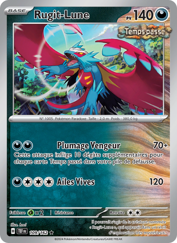 Rugit-Lune 109 — Temporal Forces (French Pokémon TCG card)