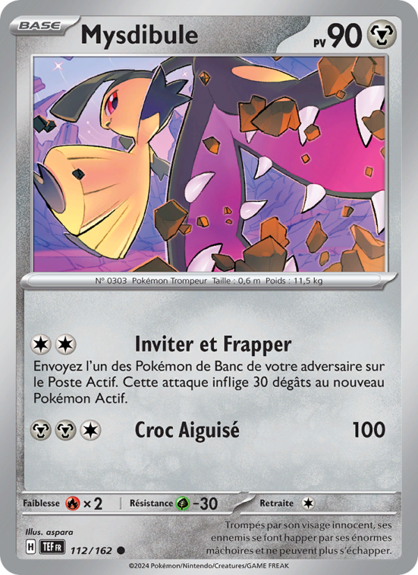 Mysdibule 112 — Temporal Forces (French Pokémon TCG card)