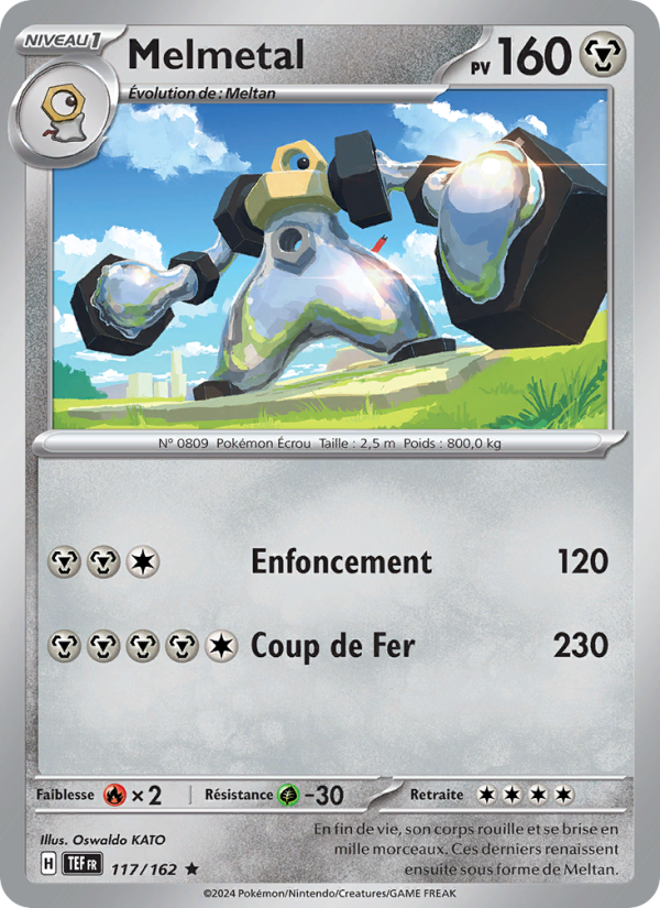 Melmetal 117 — Temporal Forces (French Pokémon TCG card)
