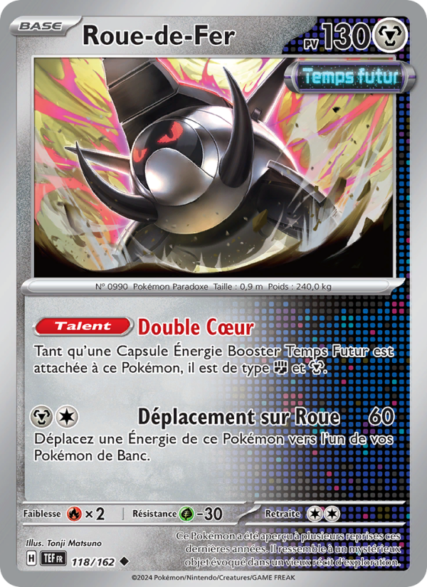 Roue-de-Fer 118 — Temporal Forces (French Pokémon TCG card)