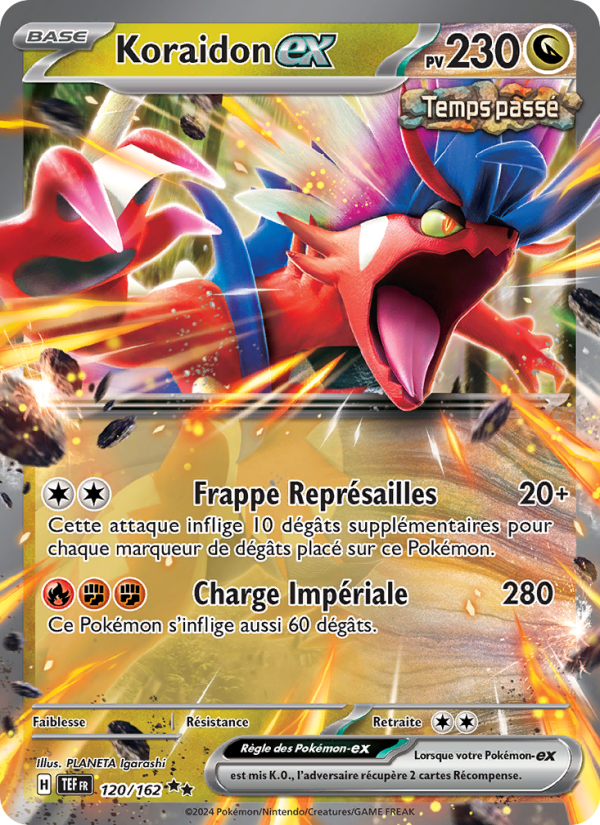 Koraidon-ex 120 — Temporal Forces (French Pokémon TCG card)