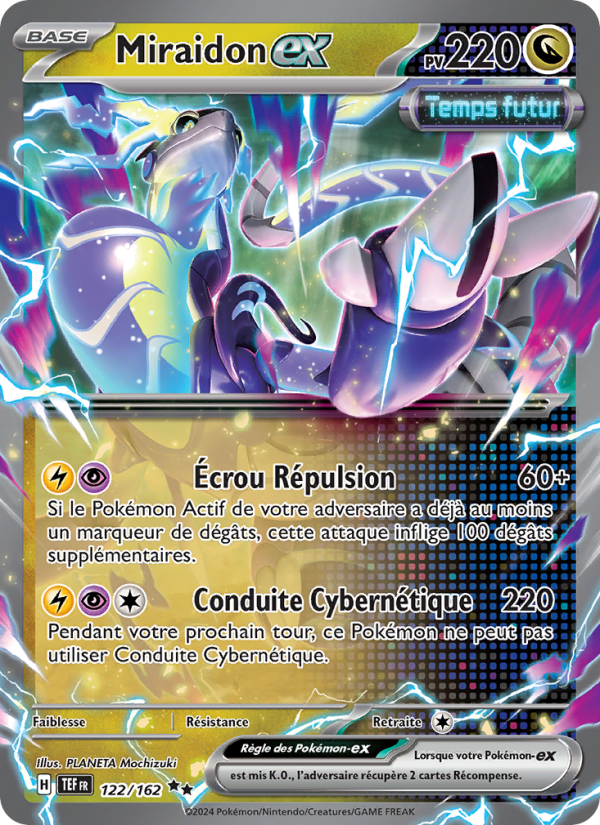 Miraidon-ex 122 — Temporal Forces (French Pokémon TCG card)