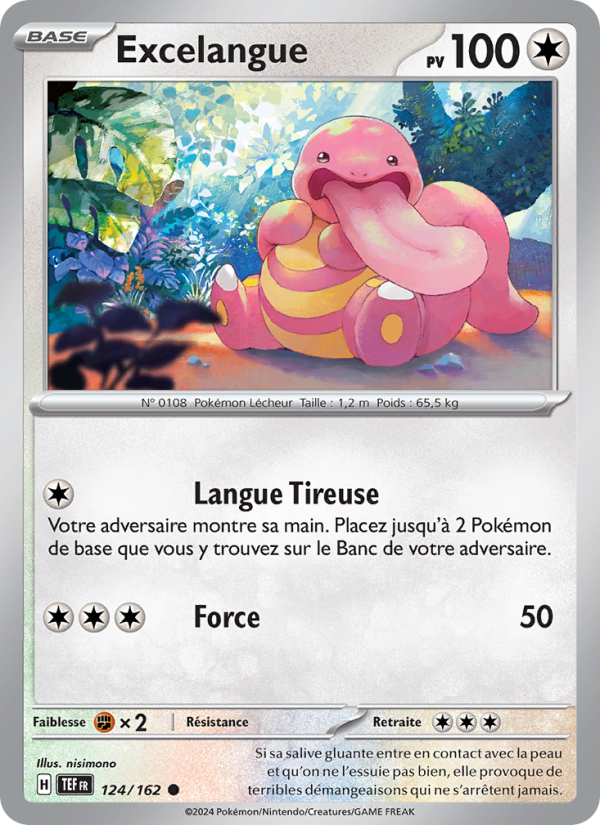 Excelangue 124 — Temporal Forces (French Pokémon TCG card)