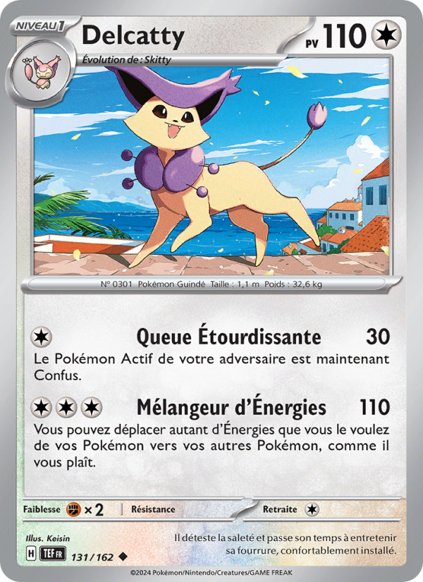 Delcatty 131 — Temporal Forces (French Pokémon TCG card)