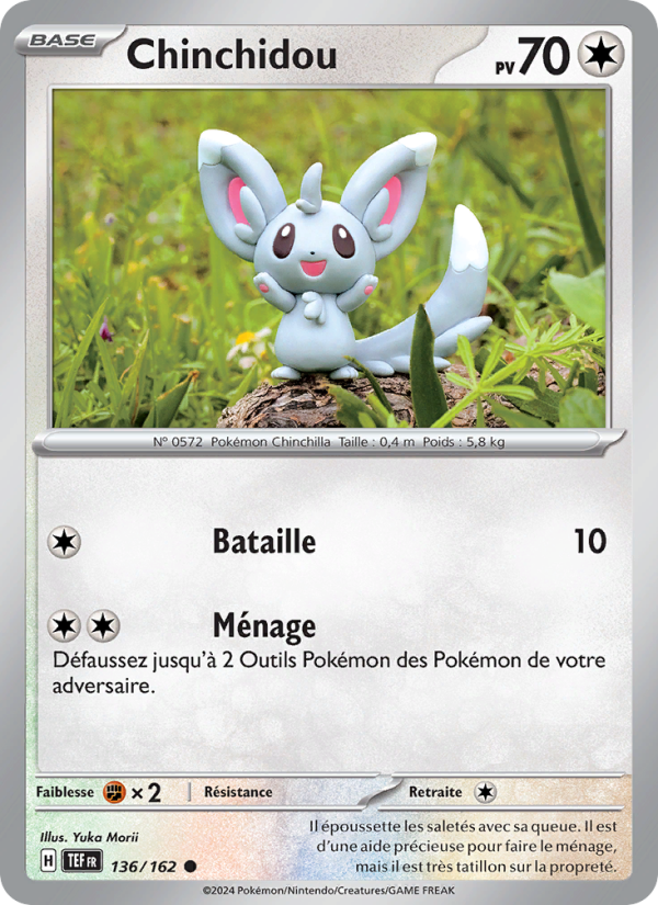 Chinchidou 136 — Temporal Forces (French Pokémon TCG card)