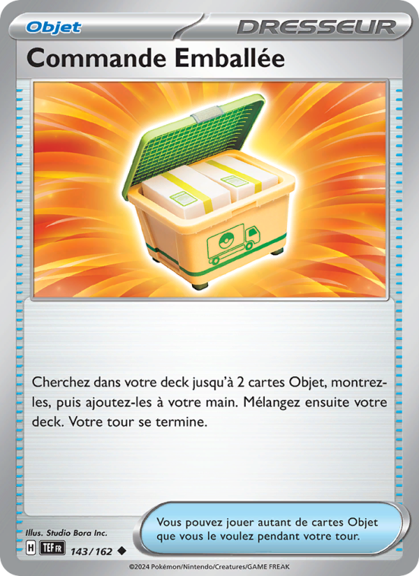 Commande Emballée 143 — Temporal Forces (French Pokémon TCG card)